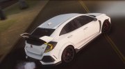 2018 Honda Civic Type-R для GTA San Andreas миниатюра 3
