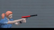 Silenced pistol black and red для GTA San Andreas миниатюра 2