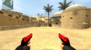 Red and Black Duelies for Counter-Strike Source miniature 1