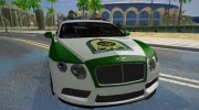 Bentley Continental Iranian Police para GTA San Andreas miniatura 2