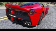 2015 Ferrari LaFerrari v1.3 для GTA 5 миниатюра 6