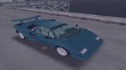 Lamborghini Countach LP500 Quattrovalvole 1988 para GTA 3 miniatura 7