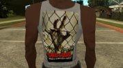 Белая майка Land of the Dead Road to Fiddlers Green para GTA San Andreas miniatura 6