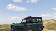 УАЗ Хантер Лесная охрана для GTA 5 миниатюра 4