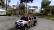 AMG H2 HUMMER - RED CROSS (ambulance) for GTA San Andreas miniature 1