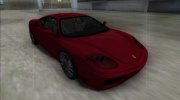 Ferrari 360 Modena FBI para GTA San Andreas miniatura 2
