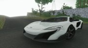 2020 McLaren 675LT for GTA San Andreas miniature 1