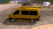 Volkswagen Crafter school bus для GTA San Andreas миниатюра 2