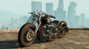 Harley-Davidson Knucklehead Bobber HQ для GTA 5 миниатюра 1