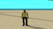 Postal dude в желтой майке для GTA San Andreas миниатюра 2
