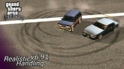 Realistic Handling v6.91 for GTA San Andreas miniature 1