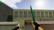 green-black Knife. para Counter Strike 1.6 miniatura 2