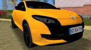 Renault Megane 3 Sport для GTA Vice City миниатюра 1