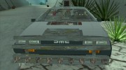 DMC DeLorean Постапокалипсис para GTA San Andreas miniatura 5