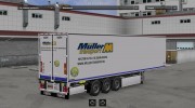  Muller Transport Trailer Pack V1 для Euro Truck Simulator 2 миниатюра 2
