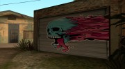 Рисунок на гараже HD для GTA San Andreas миниатюра 2