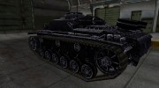 Темный скин для StuG III для World Of Tanks миниатюра 3