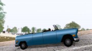 Cabbie Cabrio [Civil] para GTA San Andreas miniatura 4
