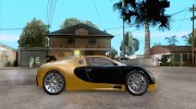 Bugatti Veyron для GTA San Andreas миниатюра 5