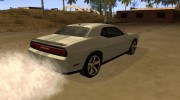 Dodge Challenger SRT8 2012 HEMI для GTA San Andreas миниатюра 3