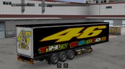 Valentino Rossi trailer for Euro Truck Simulator 2 miniature 1