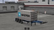 Maersk Contanier для Euro Truck Simulator 2 миниатюра 2
