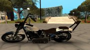 GTA V Western Motorcycle Daemon Con Paintjobs v.2 for GTA San Andreas miniature 6