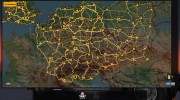 Цветная карта Европы для Euro Truck Simulator 2 миниатюра 3