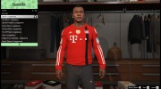 Футболка вратаря FC Bayern для Франклина para GTA 5 miniatura 1