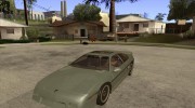 Pontiac Fiero V8 для GTA San Andreas миниатюра 1
