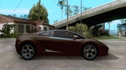 Lamborghini Gallardo для GTA San Andreas миниатюра 5