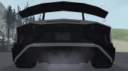 Lamborghini Aventador Lowpoly para GTA San Andreas miniatura 4