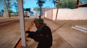 Милиционер в зимней форме V5 для GTA San Andreas миниатюра 7