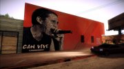Cancerbero mural con sus frases для GTA San Andreas миниатюра 2