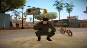 Военный в зимней униформе для GTA San Andreas миниатюра 5