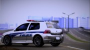 2003 Volkswagen Golf MK4 R32 Liberty City Police Custom для GTA San Andreas миниатюра 2