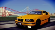 BMW e36 Stanced для GTA San Andreas миниатюра 3