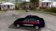 Alfa Romeo 75 Carabinieri para GTA San Andreas miniatura 2