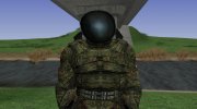 Член группировки Ликвидаторы в научном комбинезоне из S.T.A.L.K.E.R para GTA San Andreas miniatura 1