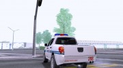 Mitsubishi Strada Philippine National Police - HPG для GTA San Andreas миниатюра 3