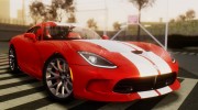 2013 Dodge Viper SRT для GTA San Andreas миниатюра 1