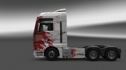 Скин Blood для MAN TGX para Euro Truck Simulator 2 miniatura 5