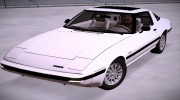 Mazda RX-7 GSL-SE 1985 IVF для GTA San Andreas миниатюра 1