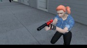 Silenced pistol black and red para GTA San Andreas miniatura 4
