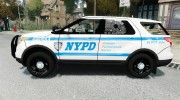 Ford Explorer NYPD ESU 2013 para GTA 4 miniatura 2