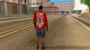 Футболка BloodZ/Urban para GTA San Andreas miniatura 3