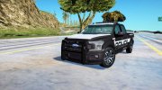 Ford F150 2019 Police Edition для GTA San Andreas миниатюра 1