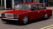 Vaz 2107 Red Style для GTA 4 миниатюра 1