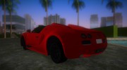 Bugatti Veyron Grand Sport Vitesse для GTA Vice City миниатюра 4