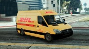 Mecedes Sprinter 311 CDI Cargo Van + 5 Extras для GTA 5 миниатюра 1